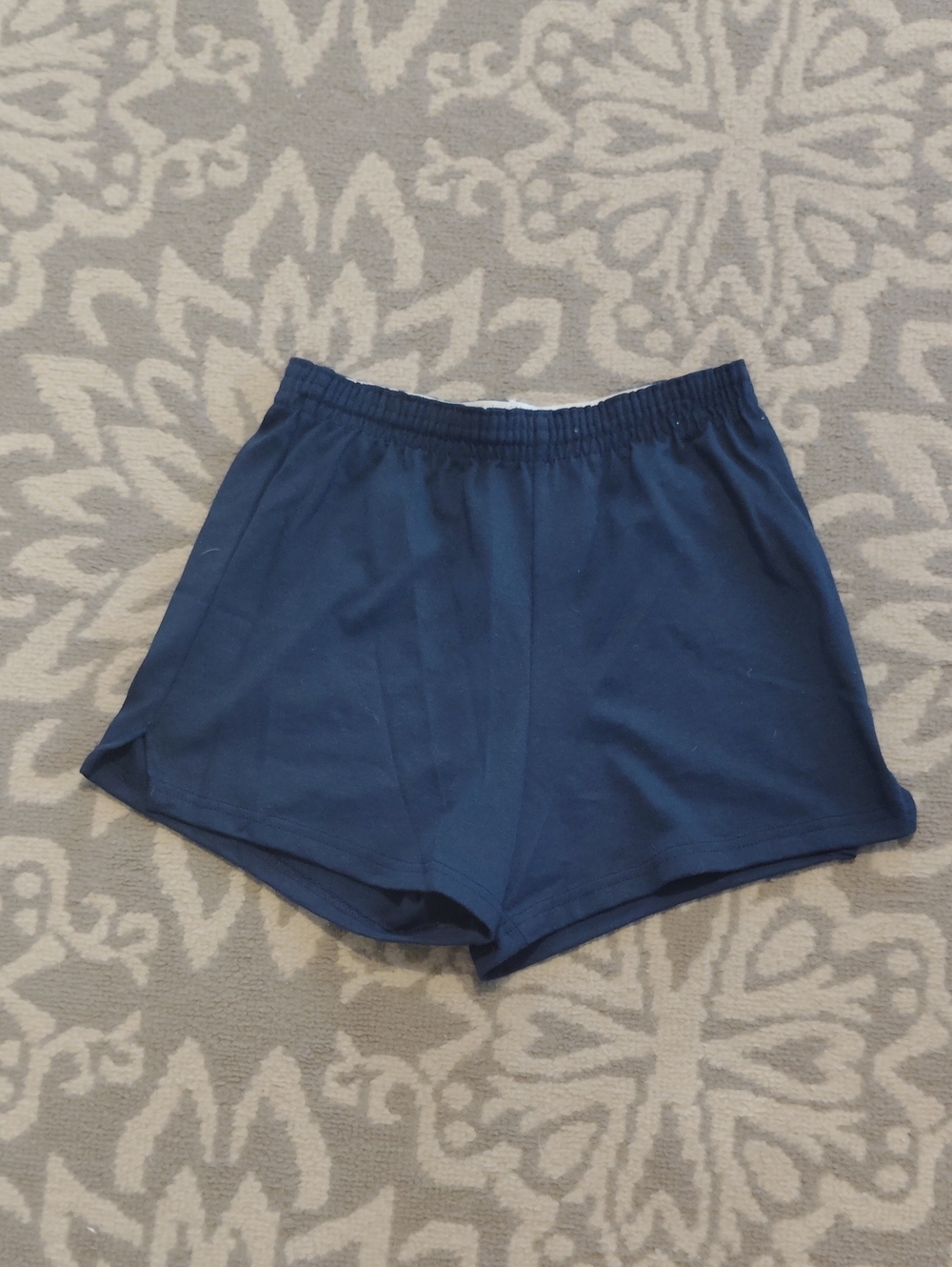 Soffe Navy Athletic Elastic-Waist Shorts